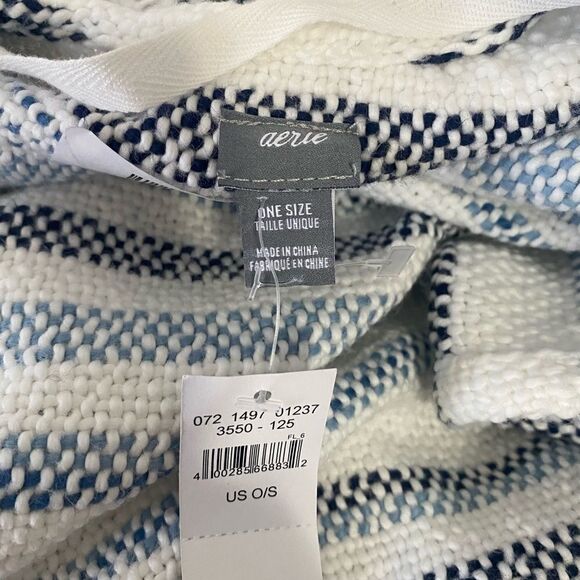 Aerie blue knit poncho - Picture 4 of 5